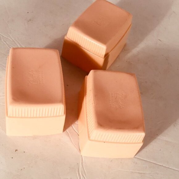 Clarolyte Vintage Bathroom Decor 1960 Lotion Swabs Containers VTG Shabby Chic - Picture 10 of 14